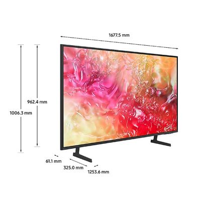 SAMSUNG TV 75DU7000 Smart TV 75 Inch 4K Crystal UHD LED UA75DU7000KXXT 2024